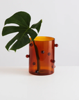 Pomponette Vase - Amber