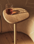 Pylo Accent Table - Travertine