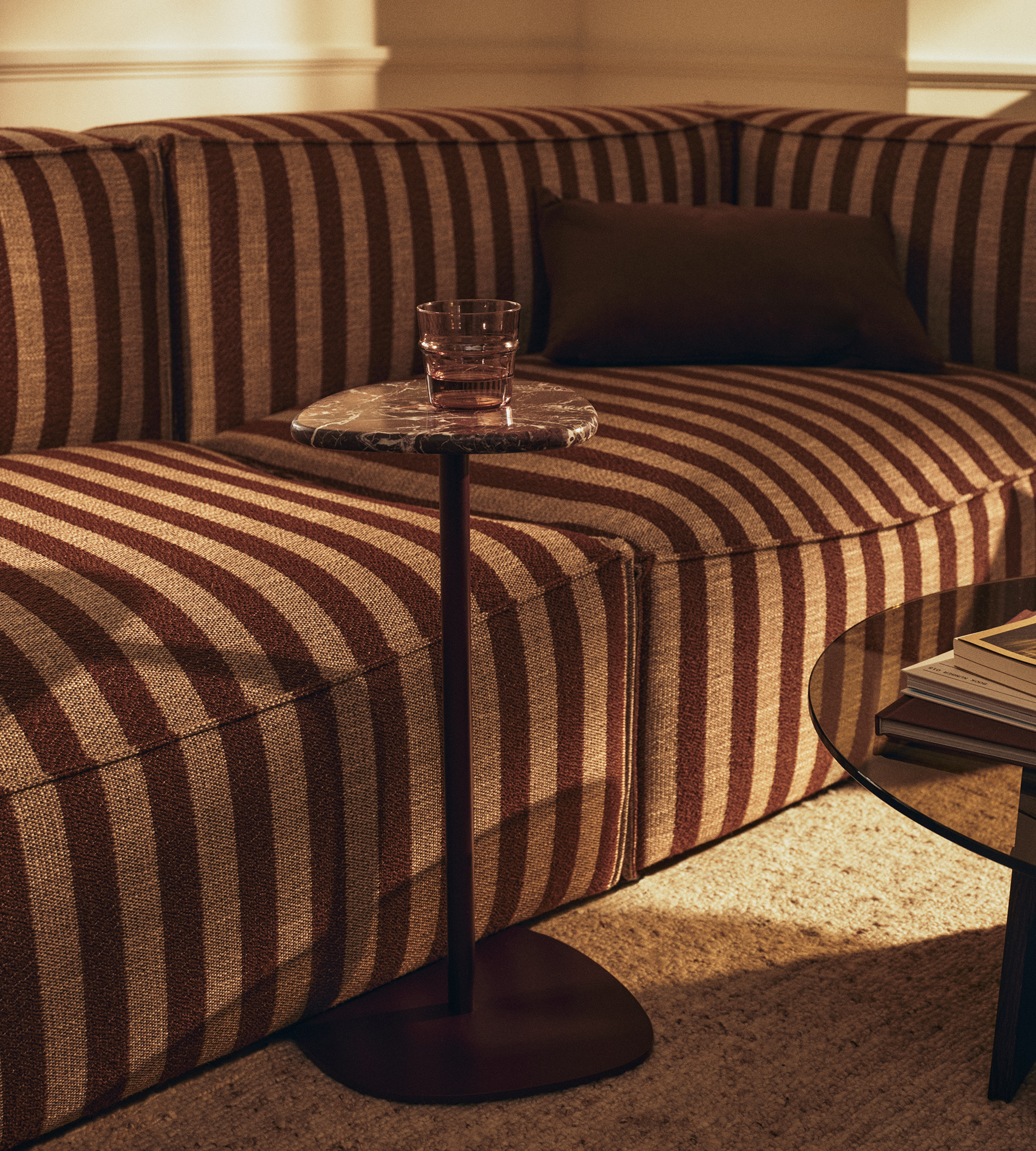Pylo Accent Table - Rosso Levanto