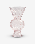 Rhombic Vase Glass - Pink