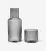 Ripple Carafe Set Small - Smoked Grey