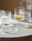 Ripple Wine Glasses (set of 2) - Clear