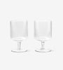 Ripple Wine Glasses (set of 2) - Clear