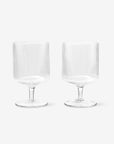 Ripple Wine Glasses (set of 2) - Clear