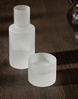 Ripple Carafe Set Small - Frosted