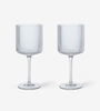 Ripple Red Wine Glasses (set of 2) - Clear