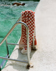 Roman Pool Towel - Paloma Sun & Ecru