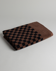 Roman Pool Towel - Tabac & Noir