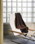 Roman Pool Towel - Tabac & Noir