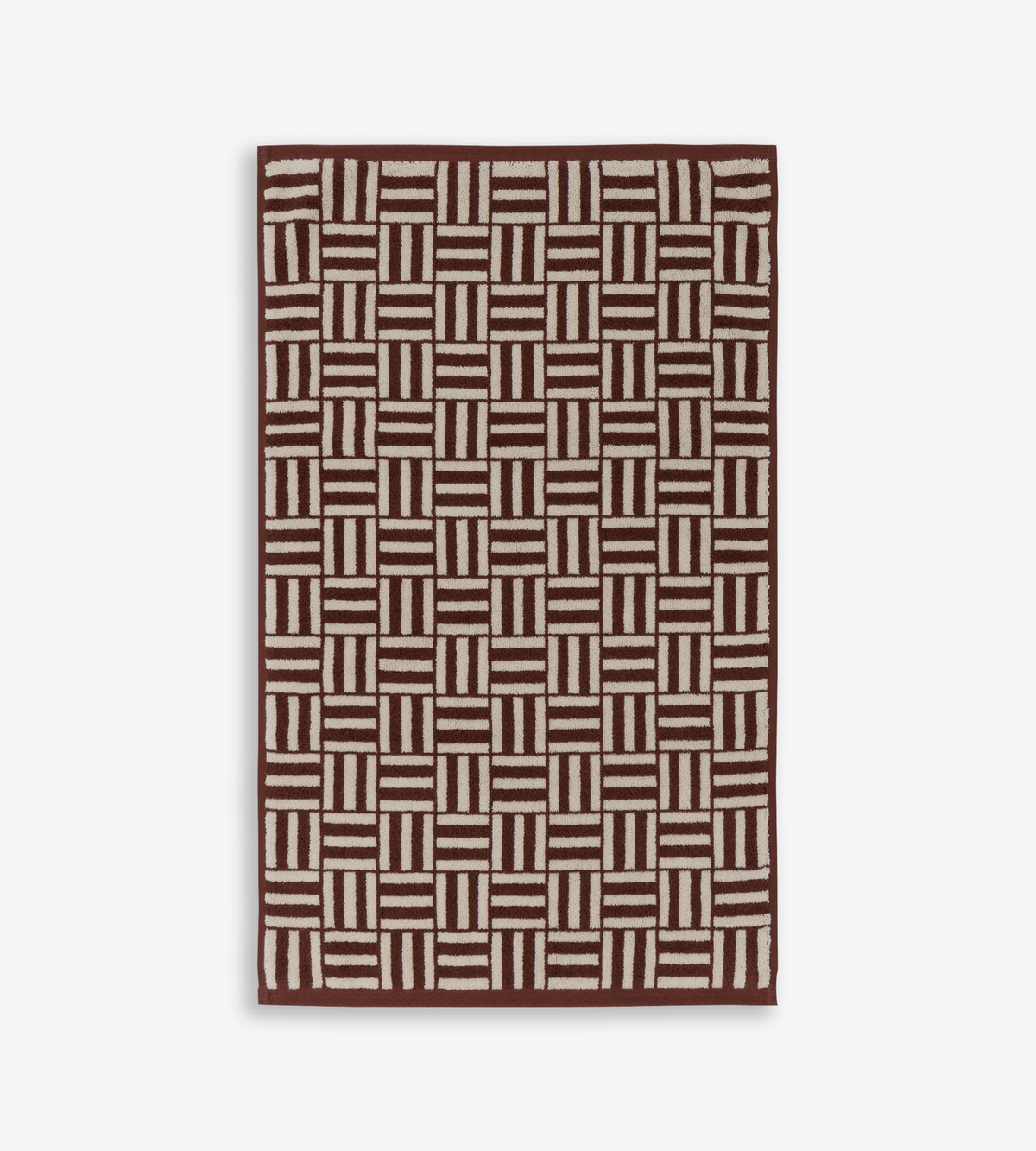Saroma Bath Mat - Mudbrick &amp; Crème