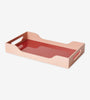 Swell Lacquered Tray M - Maroon