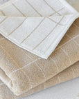 Tile Stone Guest Towel - Sand (set of 2)