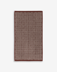 Torrens Hand Towel - Mudbrick & Crème
