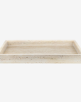 Travertine Tray Large - Linen