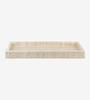 Travertine Tray Medium - Linen