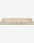 Travertine Tray Medium - Linen