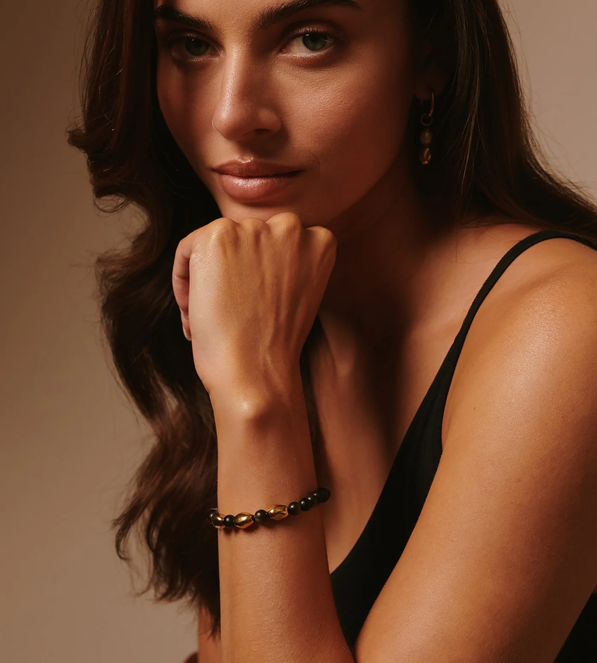 True Spirit Bracelet with Obsidian