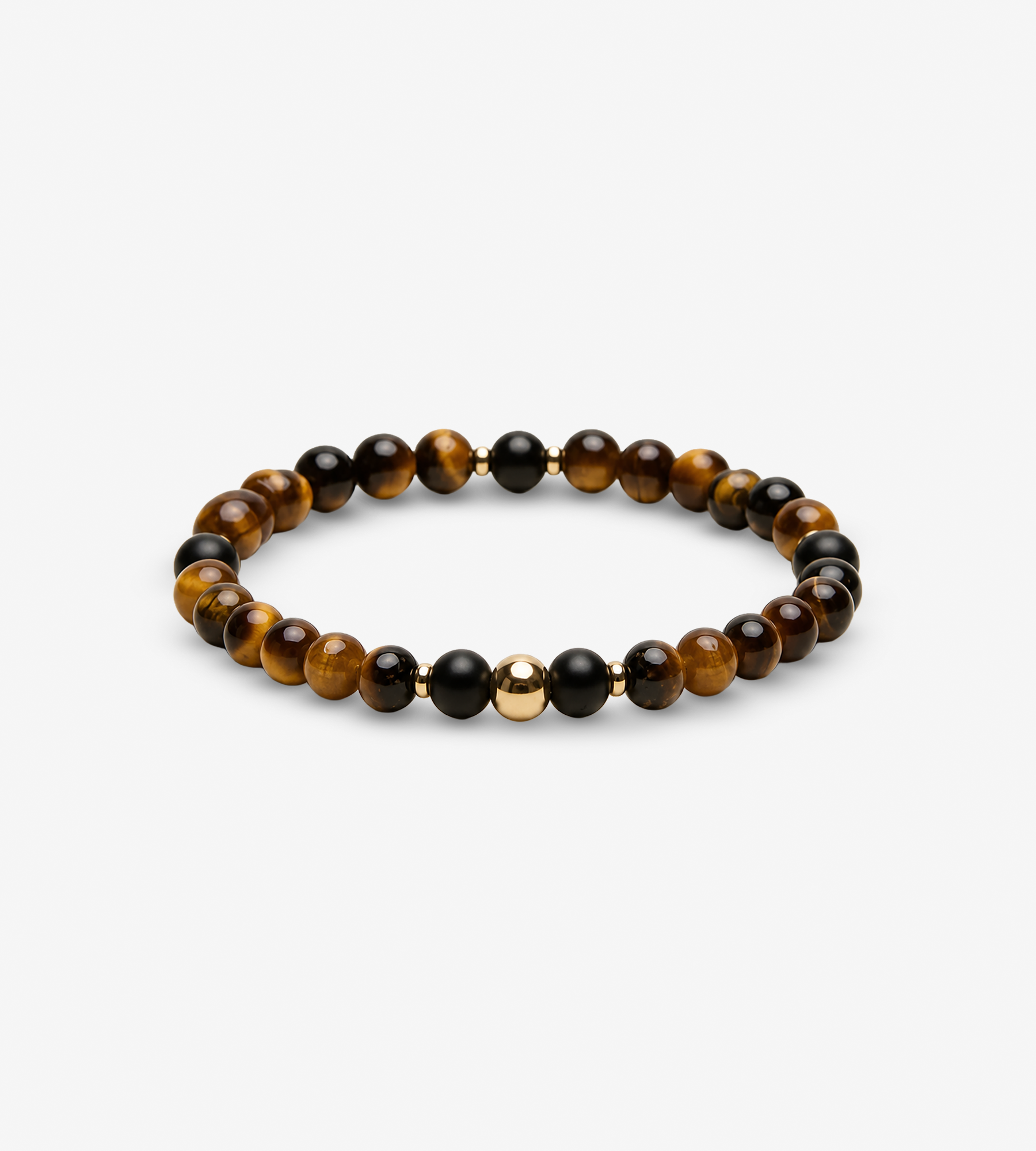 Universal Inspiration Bracelet with Tiger's Eye &amp; Onyx