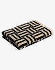 Willis Pool Towel - Sand & Noir