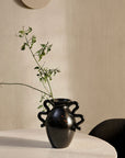 Verso Table Vase Black/Brown Splash