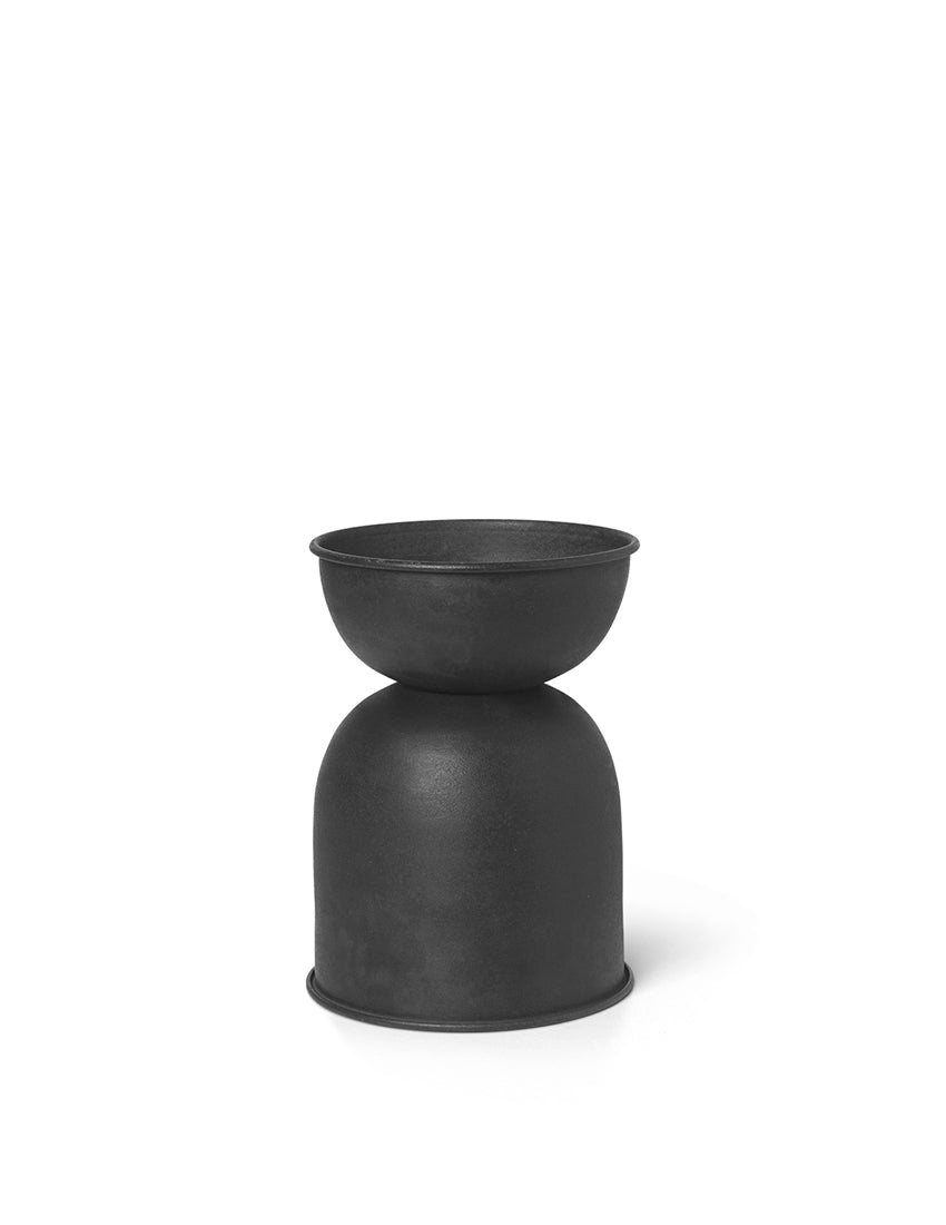 Hourglass Pot Black - Extra Small