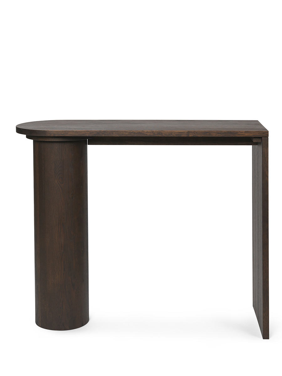 Pylo Console Table - Dark Stained Oak