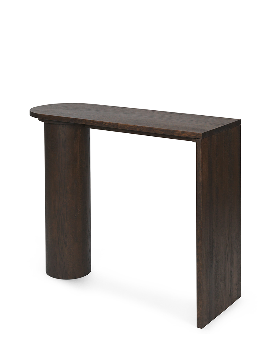 Pylo Console Table - Dark Stained Oak