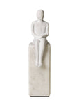 Theodore Marble Sculpture - White